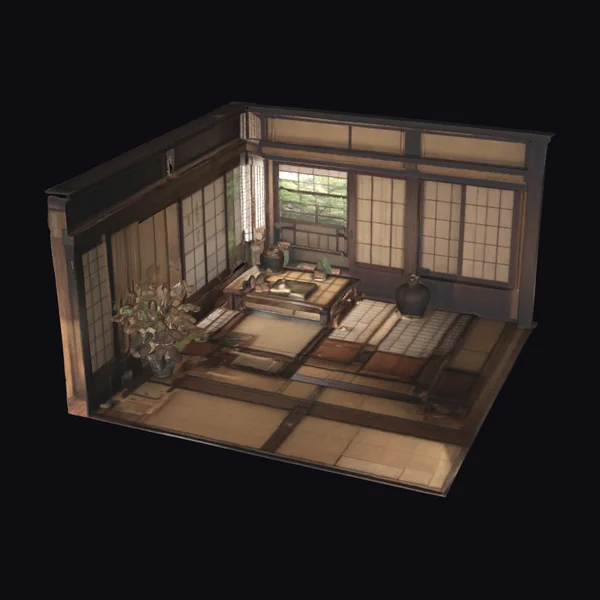 Traditional Japanese House Room