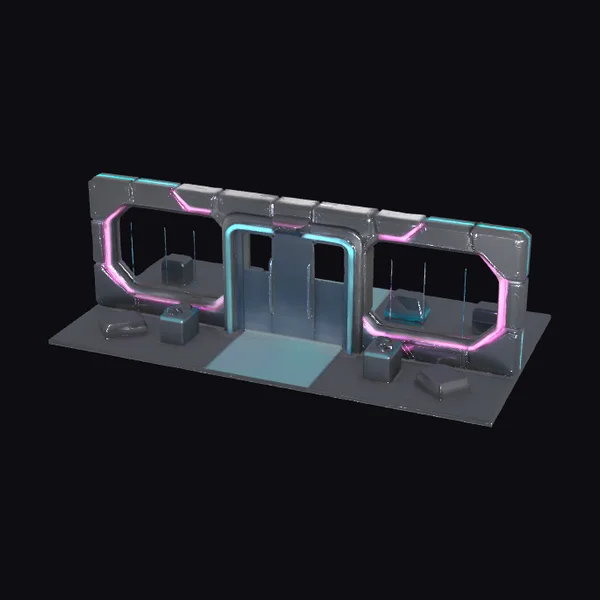 Futuristic Wall Panel Set