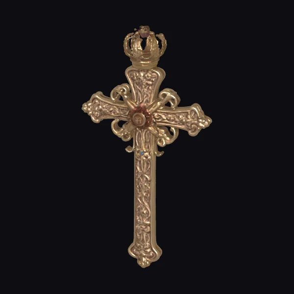 Ornate Golden Wall Cross