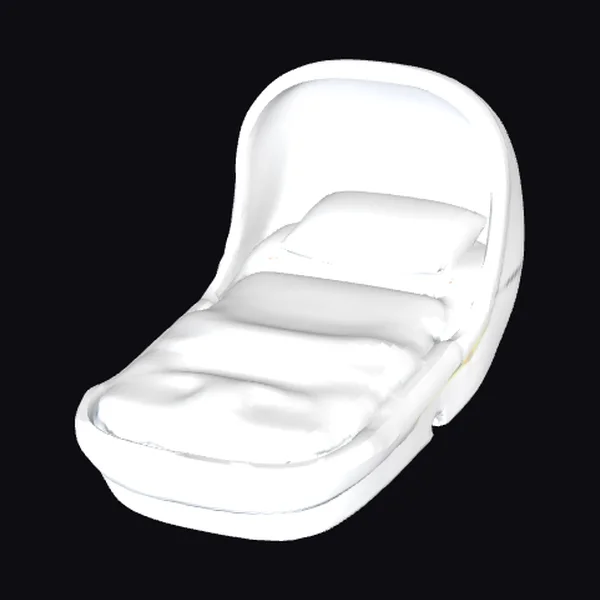 Futuristic Space Sleeping Pod