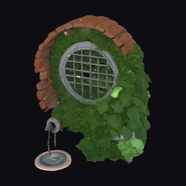 Broken Brick Wall Vent