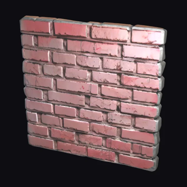 Red Brick Wall Block