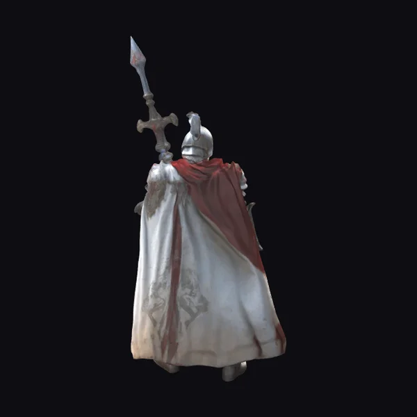 Templar Knight in Armor