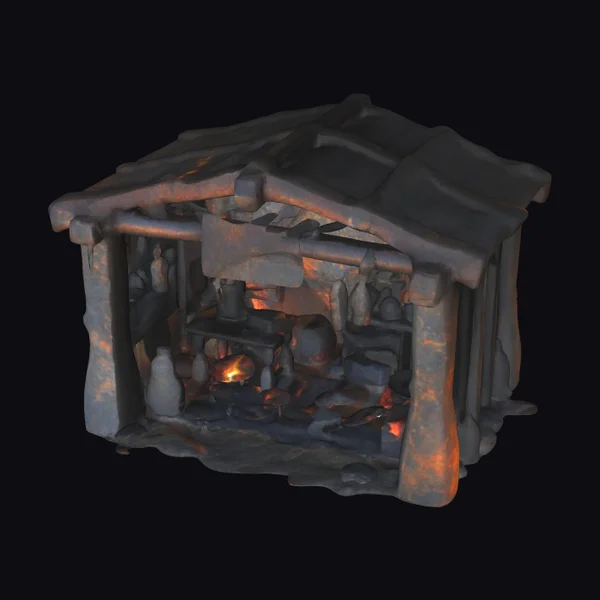 Crooked Wooden Witch Hut