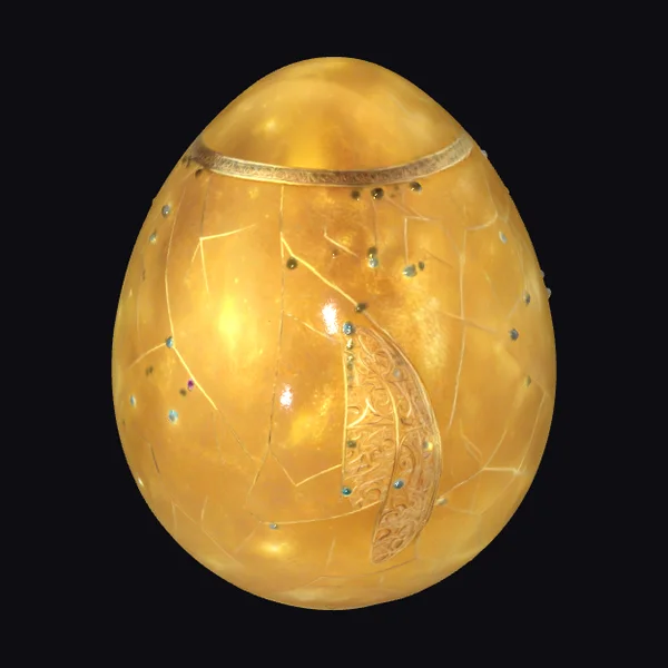 Golden Crystal Egg