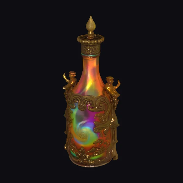 Ornate Rainbow Elixir Vial