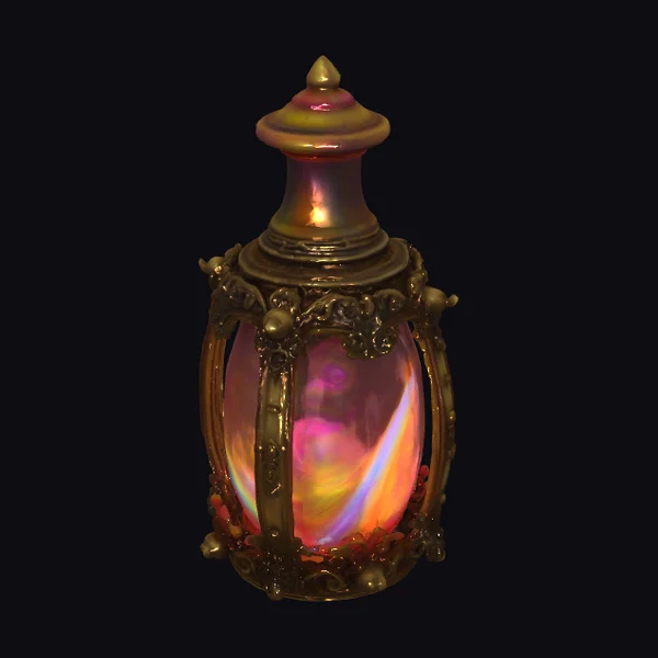 Ornate Rainbow Elixir Vial
