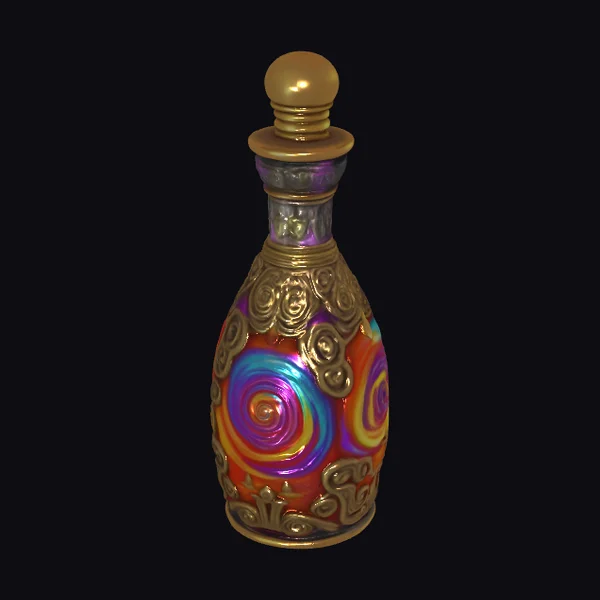 Ornate Rainbow Elixir Vial