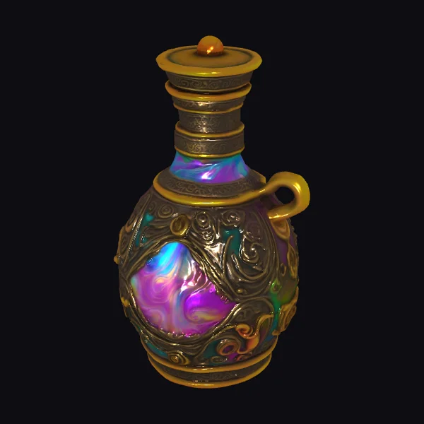 Ornate Rainbow Elixir Vial
