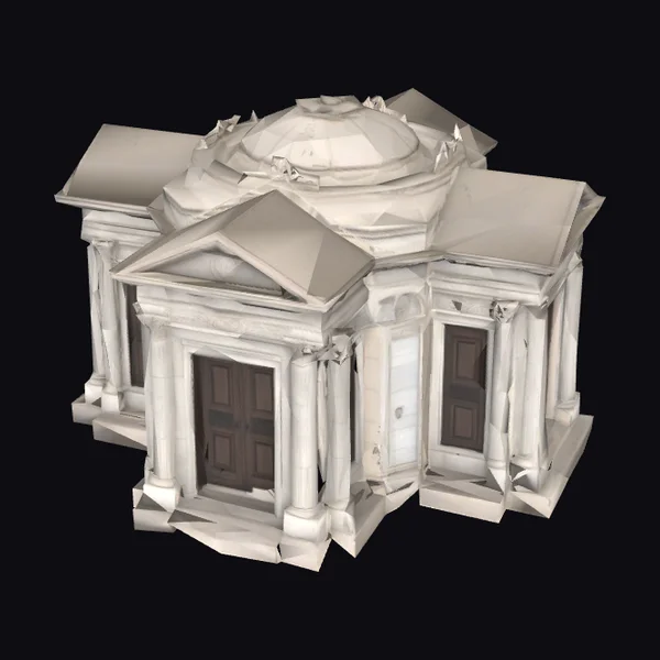 Classical Stone Mausoleum