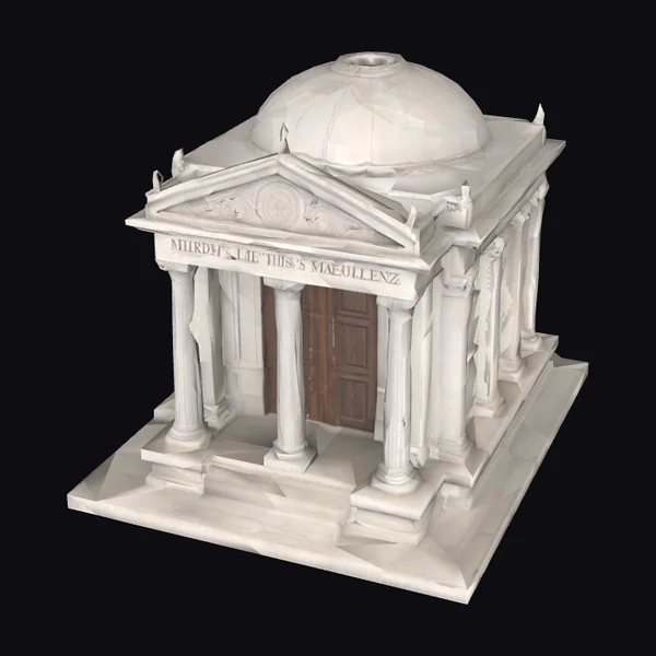 Classical Stone Mausoleum