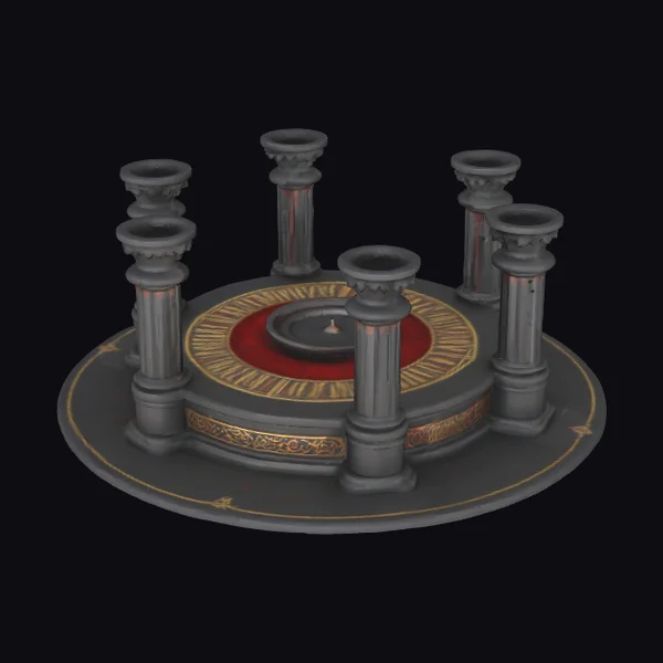 Dark Fantasy Sacrificial Altar