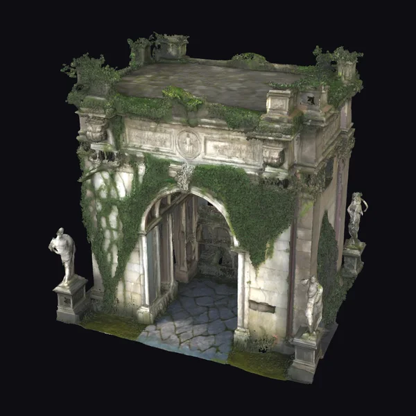 Ancient Stone Archway Ruin