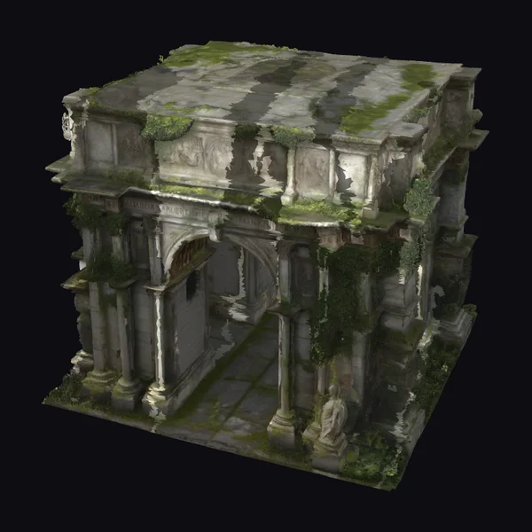 Ancient Roman Arch Ruin