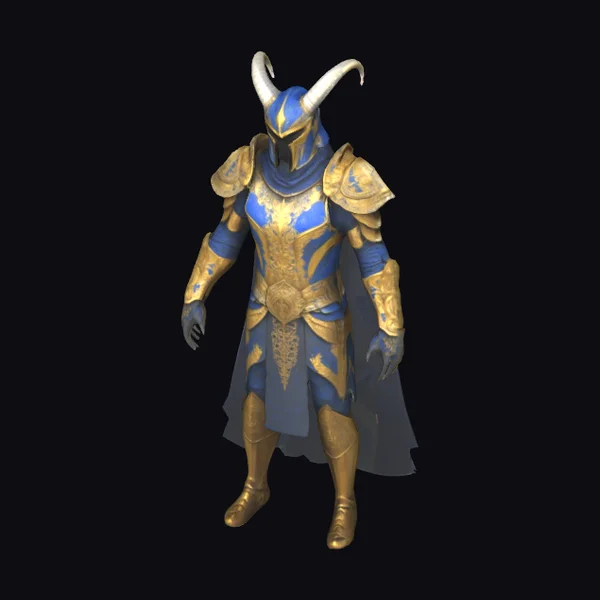 Warrior in Ornate Armor