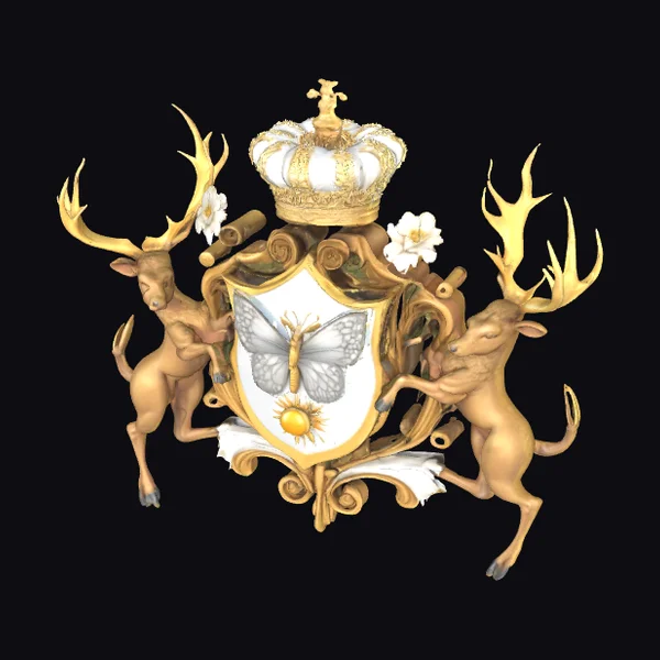 Ornate Heraldic Emblem