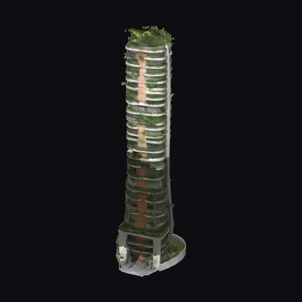 Green Skyscraper Tower
