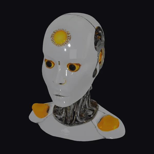Futuristic Mechanical Head
