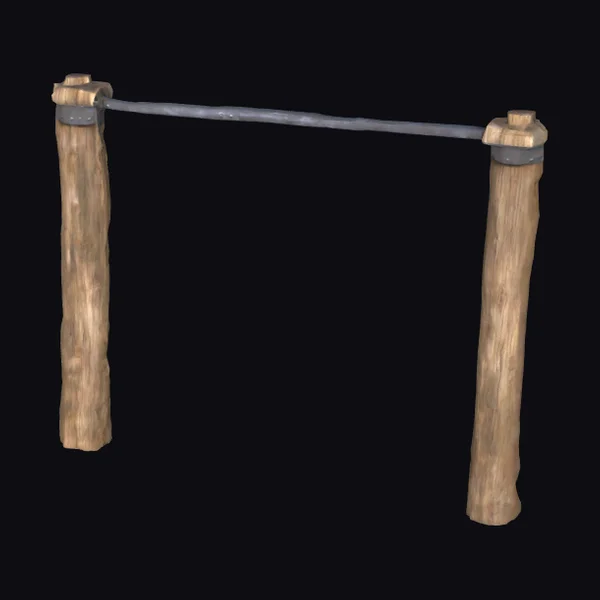 Rustic Wooden Gate Frame