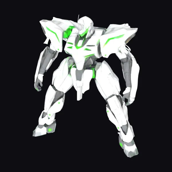 White Mech Suit