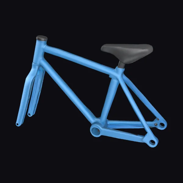 Blue Bicycle Frame