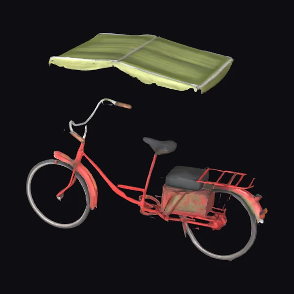 Vietnamese Cyclo with Umbrella