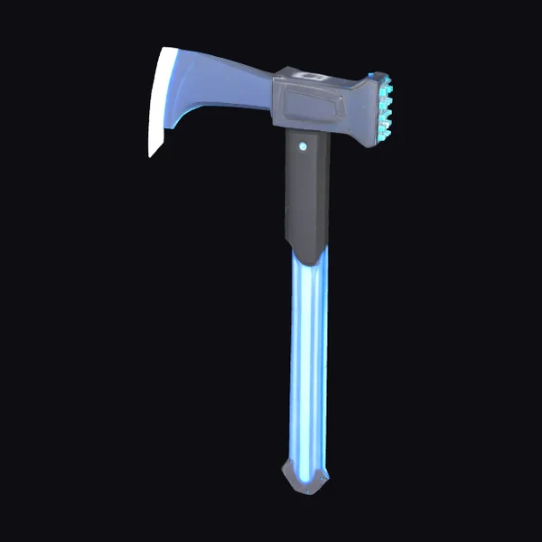 Glowing Plasma Axe