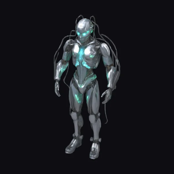 Cybernetic Humanoid Figure