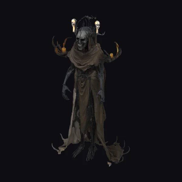 Dark Skeleton Figure