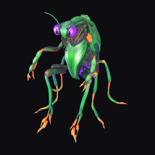 Emerald Insectoid Creature