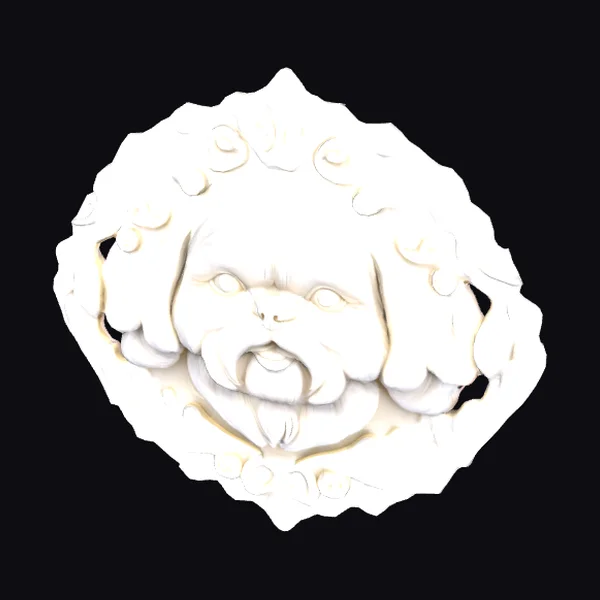 Shih Tzu Head Relief