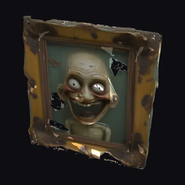 Creepy Picture Frame Portrait