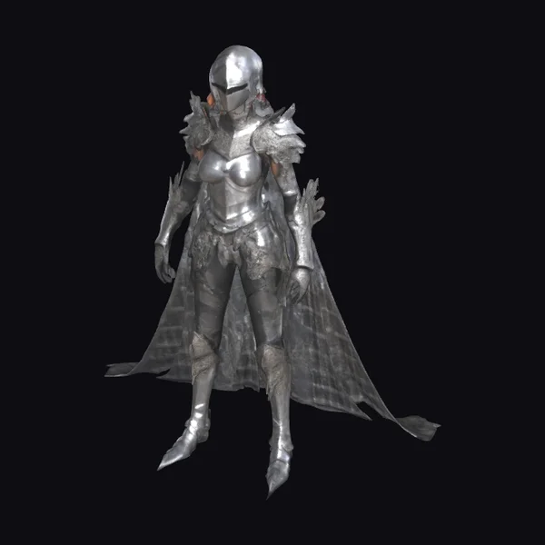 Female Gothic Knight Armor