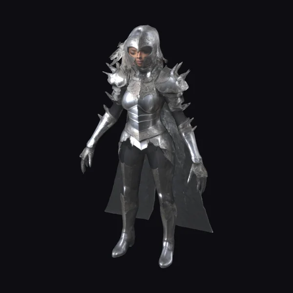 Female Gothic Knight Armor