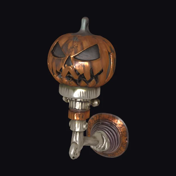 Creepy Pumpkin Wall Sconce