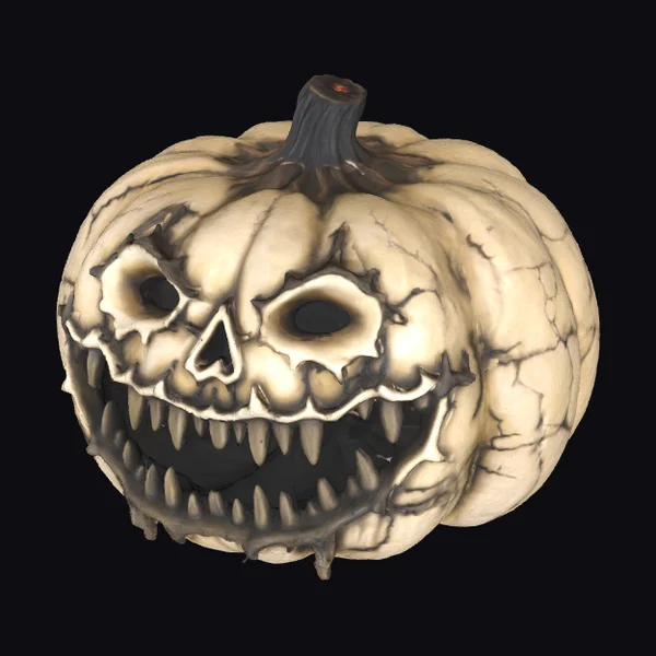Creepy Jack-o'-Lantern Face
