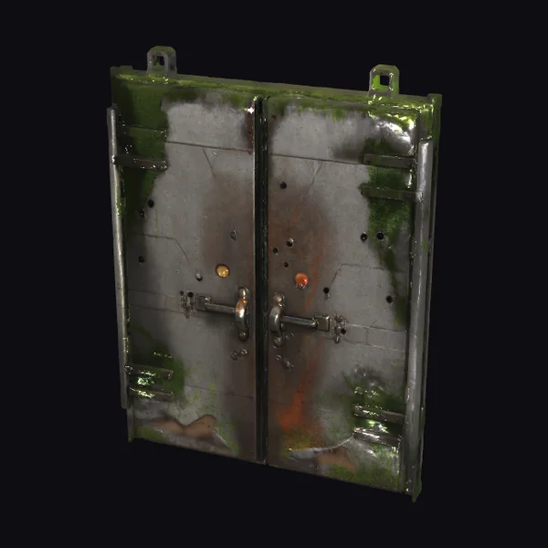 Rustic Metal Blast Doors