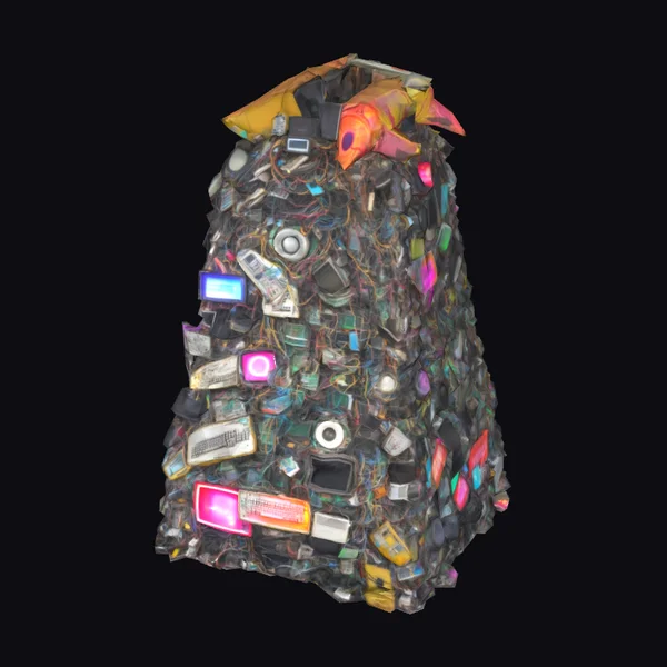 Futuristic Trash Mountain