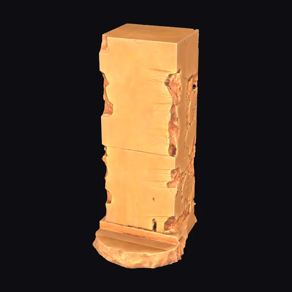 Weathered Sandstone Wall Section