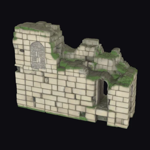 Ancient Ruin Wall Section