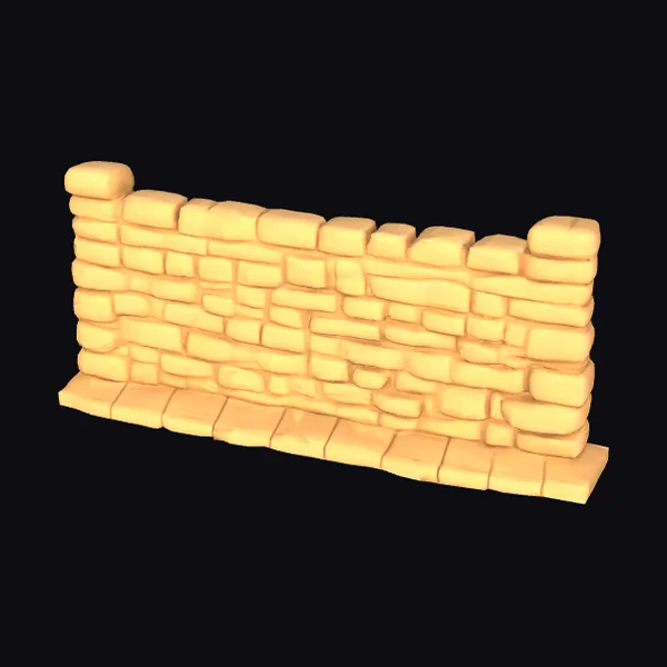 Sand Brick Fence Wall