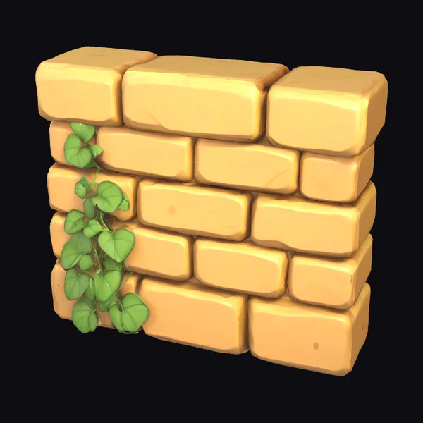 Yellow Brick Wall Vine