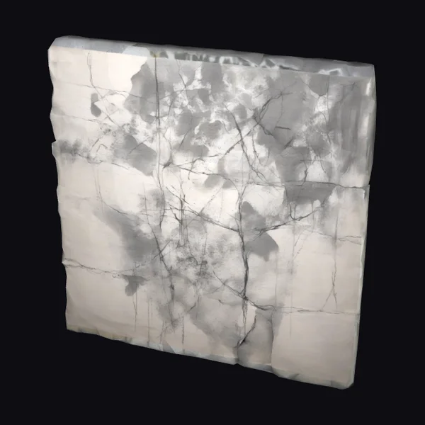 Cracked Concrete Wall Section