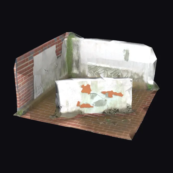 Flooded School Wall Section