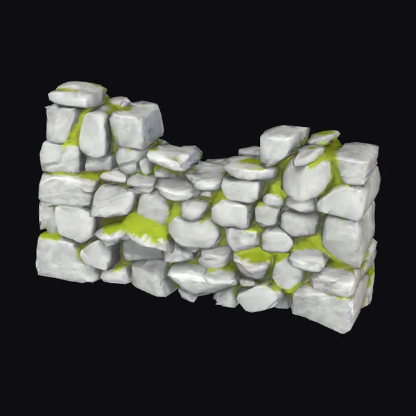 Ancient Stone Wall Section