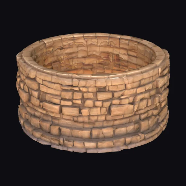 Ancient Stone Well Rim