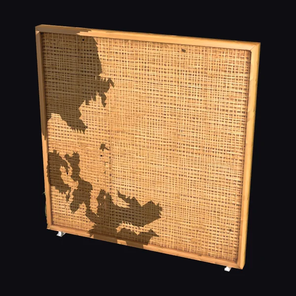 Woven Coconut Husk Panel