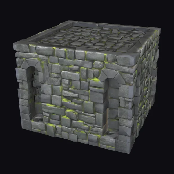 Dark Stone Dungeon Wall