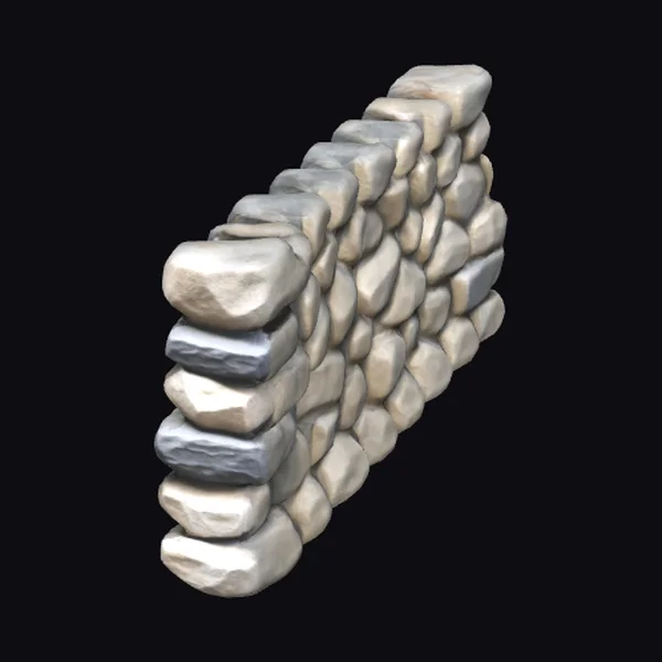 Stone Wall Section