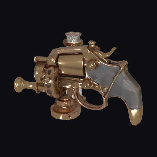 Arcane Pipe Gun Revolver